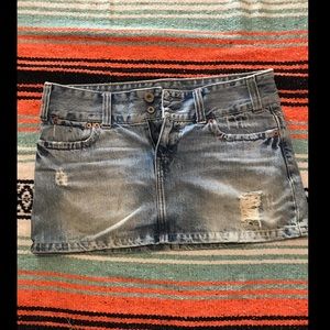 Jean mini skirt 💜